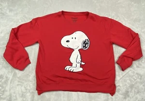 Peanuts Snoopy Sweatshirt Sweater RED - Youth Size XXL - Picture 1 of 7