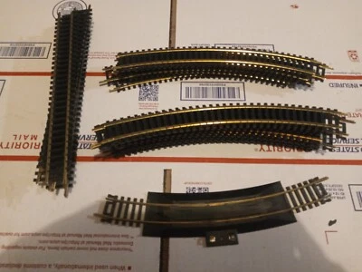 Tyco Atlas Straight Curved Terminal Track 26 Lot Preowned Vg Condition - Image 1 of 4