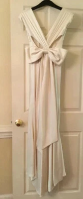 Nicole Miller Offwhite Gown Size 0 Paid $1200 ABSOLUTELY STUNNING! - Image 1 of 4