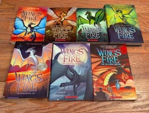 Lot of 7 Wings Of Fire Tui T. Sutherland Children's Chapter Book Graphic Novel - Picture 1 of 1