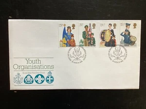 GB 1982 Youth FDC, marca PO, oficina especial pmk sin dirección (K71) - Imagen 1 de 1