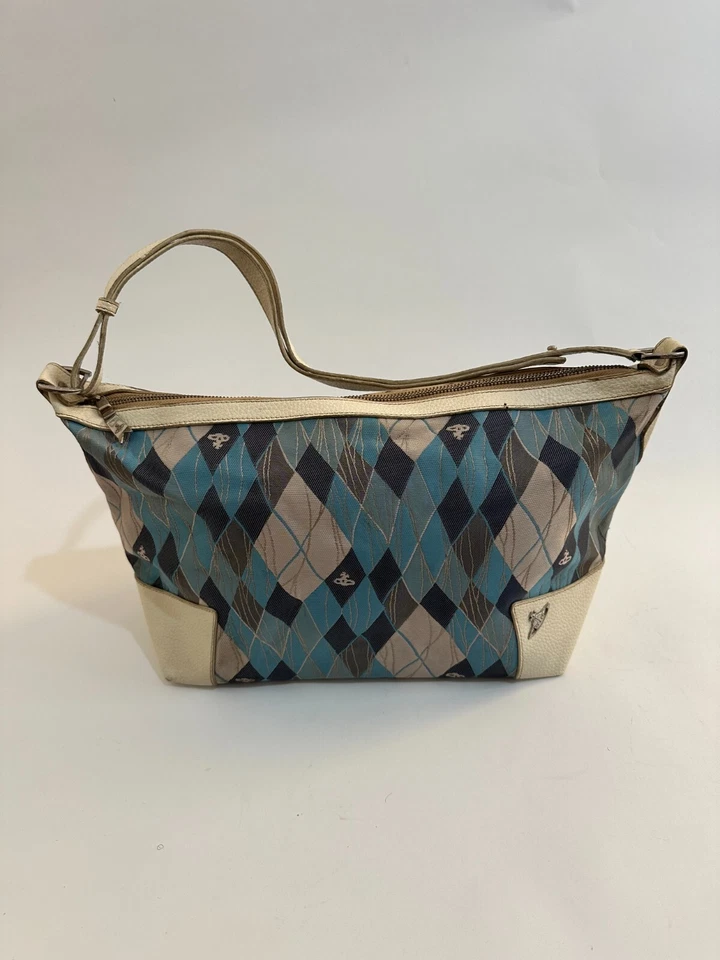 Vivienne Westwood Checkered Argyle Shoulder Bag - Image 1 of 4