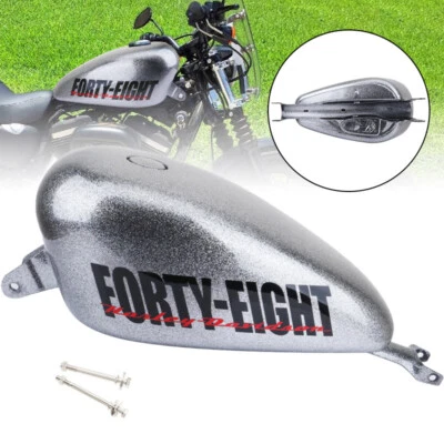 3.8 Gallon Gas Fuel Tank For Harley Sportster XL 883 1200 Forty Eight 2007-2023 Foto 1 de 4