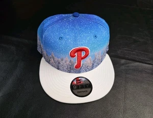 RARO Philadelphia Phillies Invierno Fotoreal Nueva Era MLB Snapback Snow 9FIFTY 🌨 - Imagen 1 de 8