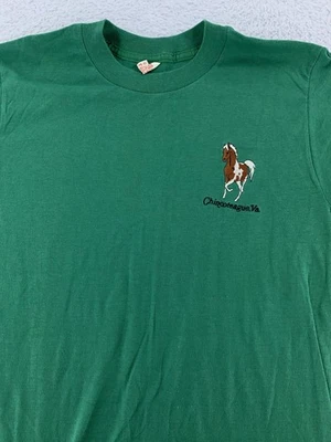 Camisa De Colección Chincoteague Virginia Para Hombres XS Colegial Caballo del Pacífico Años 90 Naturaleza Foto 1 de 4