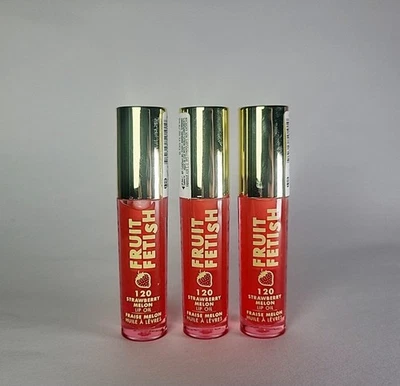 3x Milani Fruit Fetish Lip Oil in Strawberry Melon Full Size NEW - Image 1 of 3
