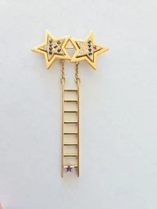 Mary Kay Star Consultant Leiter Pins Saphire, Rubine, Smaragde Anstecknadel Brosche - Bild 1 von 5