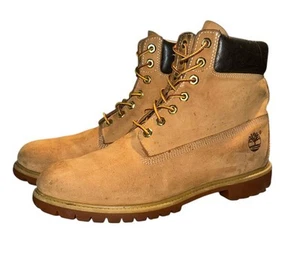 Timberland Hombre 12 M Premium 6 Pulgadas Bota Impermeable en Trigo Nubuck 10061 - Imagen 1 de 15