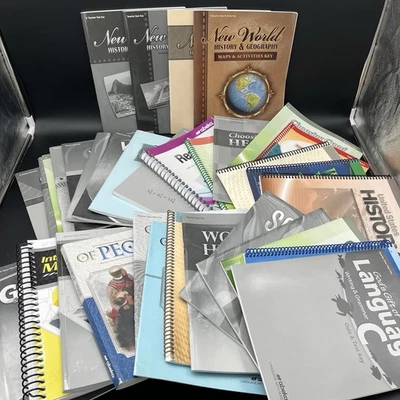 Abeka Homeschool Curriculum Middle School 6th 7th 8th Lot 35 Teacher Answer Keys - Imagem 1 de 4