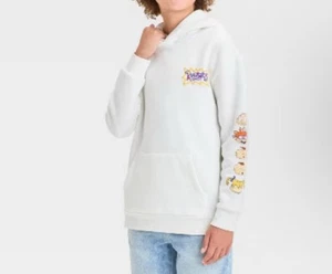 Kids Art Class Rugrats Hoodie Pullover Ivory NWT Msrp $18 Size 8 - Picture 1 of 6