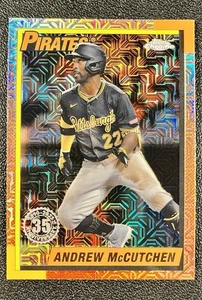 2025 Topps Series 1 1990 Topps Chrome Silver Pack Mojo ANDREW MCCUTCHEN #T90C-95 - Picture 1 of 4