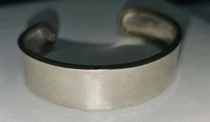 Vintage Silver Cuff Bracelet 925 Silver  - Foto 1 di 9