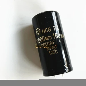 10000uF 10000 MFD 160V 160VDC Audio Filter Aluminum Electrolytic Capacitor - Picture 1 of 3