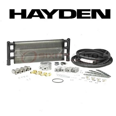 Hayden Engine Oil Cooler for 1982-1990 Chevrolet Celebrity - Belts Cooling ef Foto 1 de 4