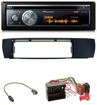 Pioneer MP3 DAB USB CD Bluetooth Autoradio für BMW X3 (E83 2004-2010) seitlich - Bild 1 von 4