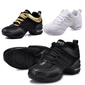 DAMEN JAZZ HIP HOP TANZ TURNSCHUHE SPORTSCHUHE MIT GETEILTER SOHLE TRAINER - Bild 1 von 13