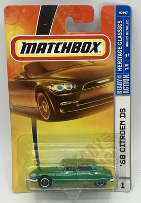 CITROËN DS 1968 vert métallisé - Matchbox Heritage Classics MB735 - 2007 - Neuf - Photo 1/4
