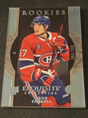 23-24 Exquisite Collection Sean Farrell Rookie #/299 🚨🚨🚨 Montreal Canadiens  - Image 1 of 4