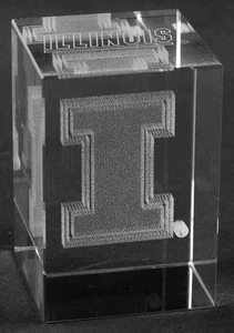 Dynasty Gallery Collegiate Würfel Briefbeschwerer University of Illinois - Box 5558434 - Bild 1 von 1