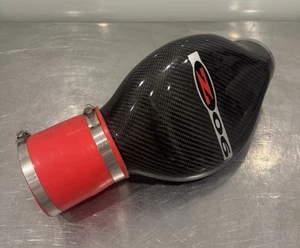 Conducto de admisión de aire Corvette alto flujo fibra de carbono Z06 con acoplador rojo ¡NUEVO! - Imagen 1 de 10
