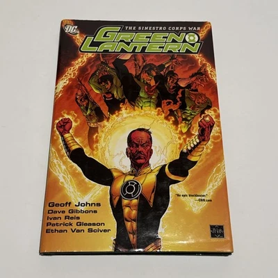 Green Lantern The Sinestro Corps War Volume One 2008 primera impresión HCDJ Foto 1 de 4