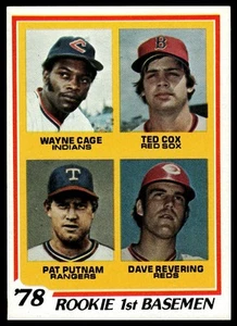 1978 Topps #706 1978 Rookie First Basemen (Wayne Cage / Ted Cox) - Bild 1 von 2