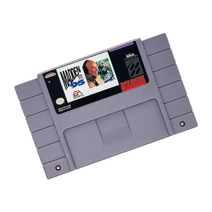 Madden NFL '95 (Super Nintendo SNES, 1994) Video Game Cartridge Only -Cleaned- - Picture 1 of 3