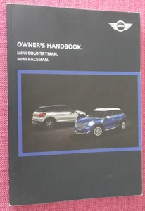 (2014) MINI COUNTRYMAN & MINI PACEMAN OWNERS MANUAL - HANDBOOK INCLUDING ALL4 - Picture 1 of 6