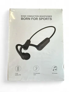 NEUF Casque Bluetooth Conduction Osseuse Sport Conduite Natation Cyclisme Course à pied - Photo 1 sur 4