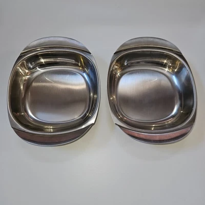 复古 2 件套瑞典 WMF Fraser’s Cultura 不锈钢碗 — 第 1/3 张图片