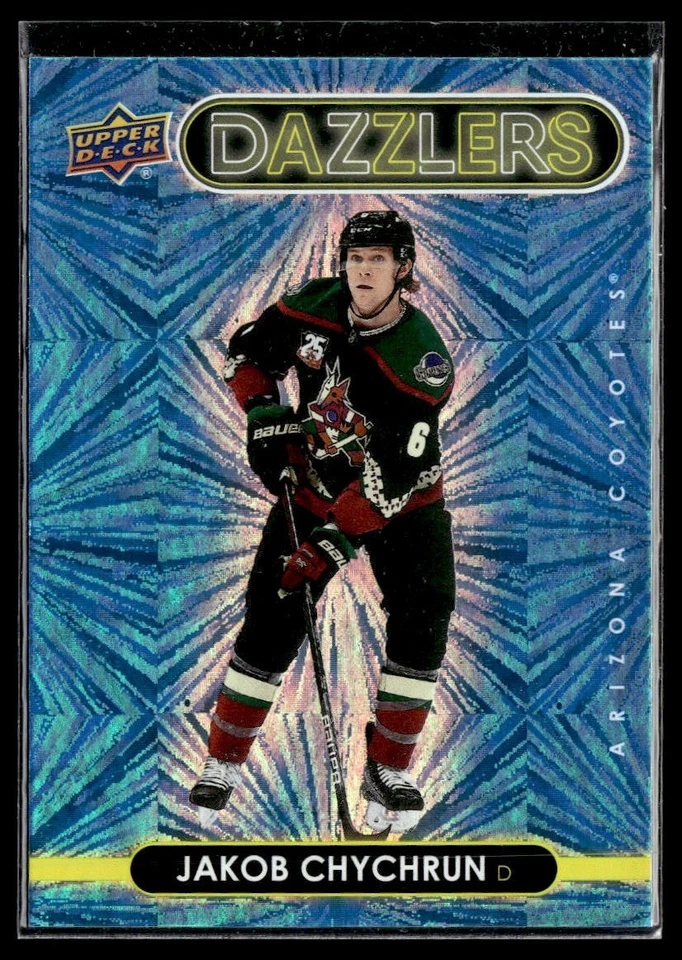 2021-22 Upper Deck Series 1 Dazzlers Blue #DZ-3 Jakob Chychrun - Image 1 of 2