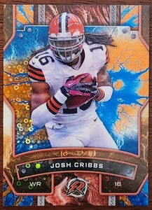 2024 Topps Resurgence - Josh Cribbs #22 Blue & Orange Spark Refractor - Picture 1 of 2