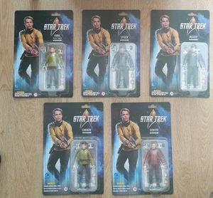 Nagelneu! Hiya Toys Star Trek 2009 -Exquisite Mini- 5 Action Figuren Konvolut - Bild 1 von 1