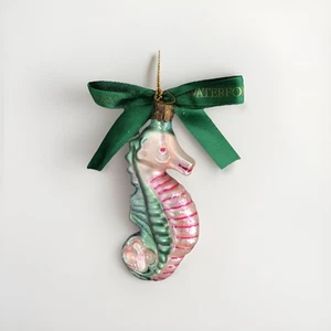 Waterford Crystal Holiday Heirlooms Iconic SEAHORSE  Christmas Tree Ornament - Picture 1 of 6