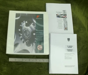 MGF Workshop Manual RCL0051ENG in A4 ring binder + Engine & gearbox supplements - Picture 1 of 11