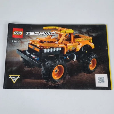 Lego Technic 42135 Monster Jam El Toro Loco Folleto de instrucciones Manual solo 2022 Foto 1 de 4