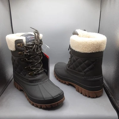 Botas Storm By Cougar Carlisle para mujer 7M verde oliva con cordones E70 Foto 1 de 4