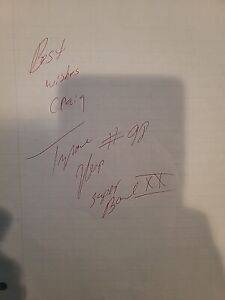 Tyrone Keys Superbowl Autograph