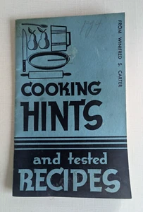 Crisco, W. Carter, COOKING HINTS AND TESTED RECIPES 1937 Vintage Booklet - Picture 1 of 5