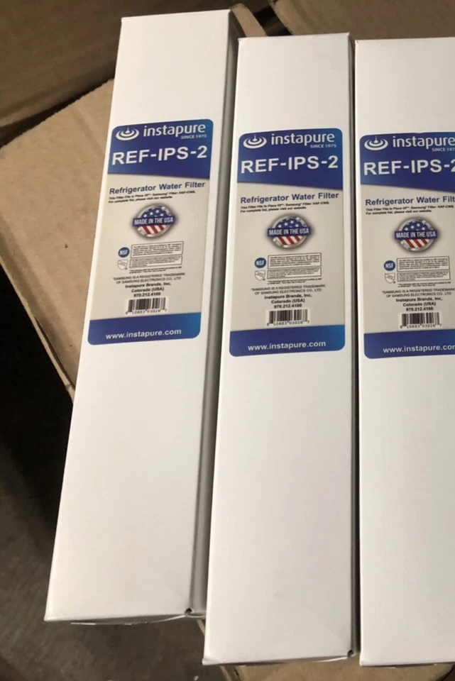Instapure REF-IPS-2 Refrigerator Water Filter - Made in USA - NIB 1 Pack - Image 1 of 1