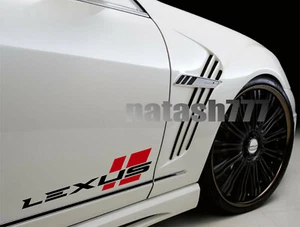 LEXUS Sport Performance Racing Car Vinyl Decal Sticker Emblem logo 2pcs Pair - Foto 1 di 8