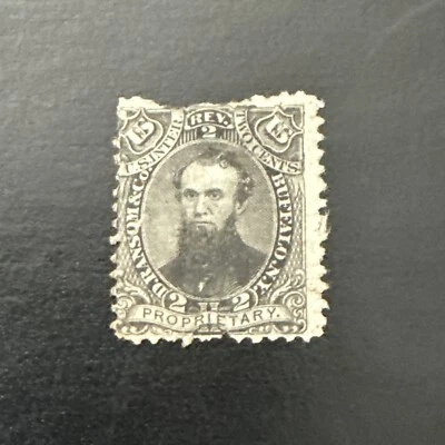 U.S. Scott #RS195-D.Ransom & Co.2c black Private Die Medicine Used Ng Damaged - Image 1 of 2