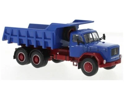 MAGIRUS-DEUTZ Jupiter 6x6 - Dumper - blue / red - IXO 1:43 - Immagine 1 di 4