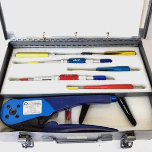 ASTRO TOOL CORP. M83521/6-01 General Purpose Tool Hand Crimpers Ratchet & Kit - Picture 1 of 12