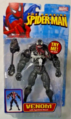Marvel Amazing Spider-Man Venom (2005) Toy Biz Figure w/ Symbiote Blast NIB - Image 1 of 4