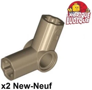 LEGO Technic 2x Achse Axle Stift Steckverbinder -winkel 112.5° #5 Dunkler / Dk - Bild 1 von 1