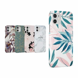 CASE FOR IPHONE 16 16E 15 14 12 SE 8 PRO MAX HARD PHONE COVER GREENERY DIAMOND - Picture 1 of 7