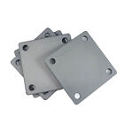 4 PIECES 4x4" Steel Plate 6GA Base for Structure Support Weldable Metal Plate
