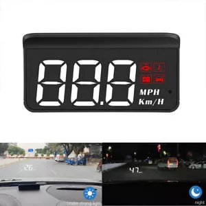 Car HUD Vehicle Modified Portable OBD High-definition Display LED Backlight - Picture 1 of 10