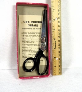 Forbici da cucire Pinking 7" Joy USA vintage - Foto 1 di 6